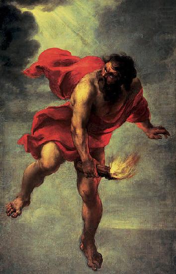 Jan Cossiers Prometheus Carrying Fire china oil painting image